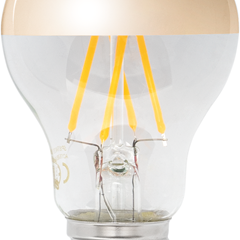 LED Bulb A60 Half Golden Glass