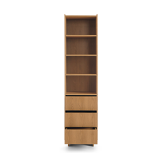 Carmel Oak Tall Bookcase