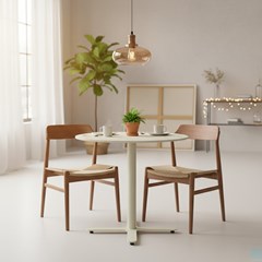 Dining Table – Stone Top Travertine D70