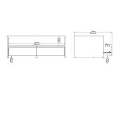 Next Coffee Table With 2 Drawers