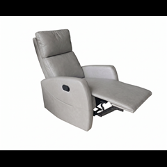 160 Wide-Angle Manual Recliner – Light Grey