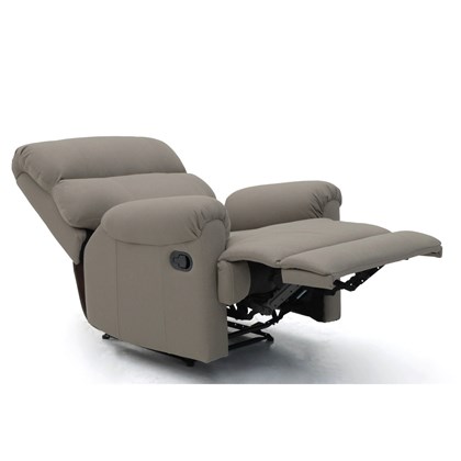 Manual Recliner Chair - Light Grey 92x90x105