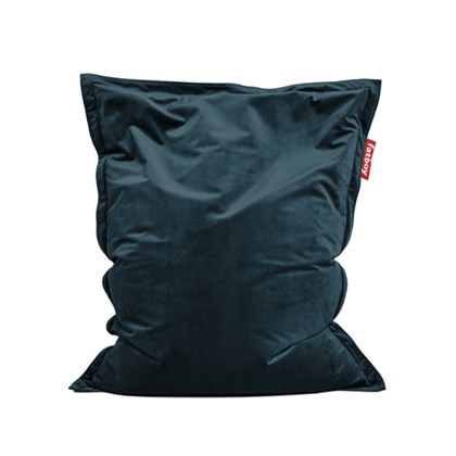 Original Slim Velvet Beanbag Recycled Petrol