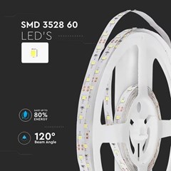 5M LED Strip 4.2W/M 12V IP21 3000K