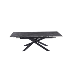 Extension Table – Chinese Ceramic & Black Frame