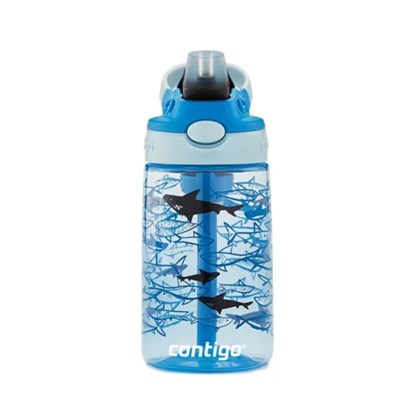 Kids Bottle Easy Clean 14oz Blue Shark