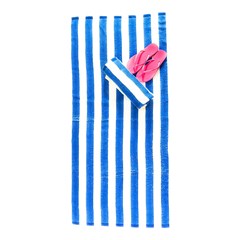 Beach Towel Blue White Striped -95X160cm