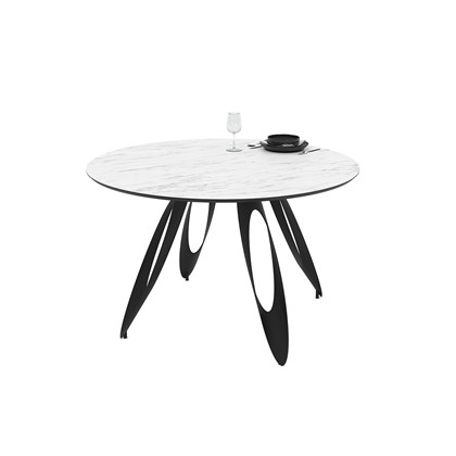 Dining Table 130 X130X76cm - Marble Matt