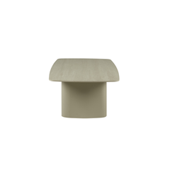 Grey Coffee Table - Metal Frame with Travertine Ceramic Top