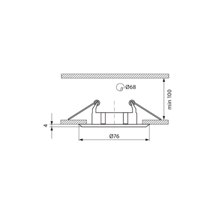 Downlight RING SL514  white