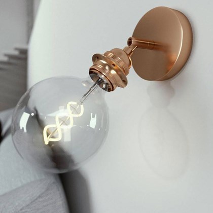 Wall Light Bulb Holder Copper
