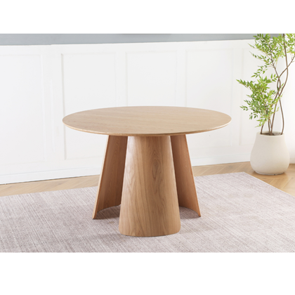 Dining Table  Dia1200x750 Oak Veneer