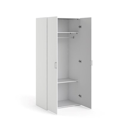 Space Wardrobe with 2 doors white