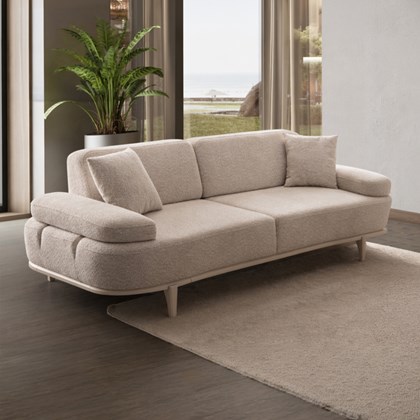 3 Seater Sofa – Sand Beige
