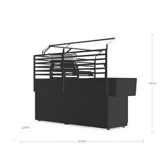 Modular Set Outdoor Kitchen – Black