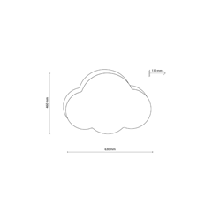 Ceiling Lamp E27x 4 – White
