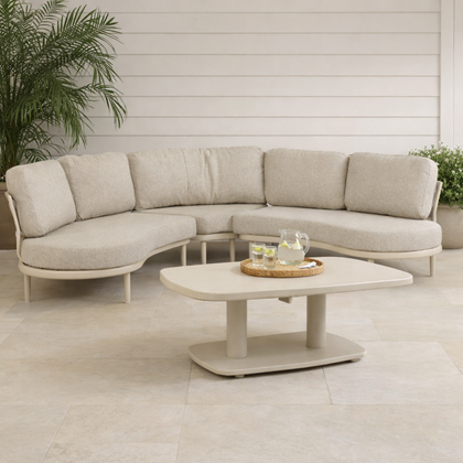 Set Corner Sofa with Coffee Table