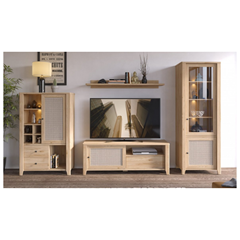 1D 1S TV Unit or Sideboard – Jackson Hickory/Amadeus