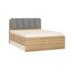 Bed 140 with Lift – Light Riviera Oak & White