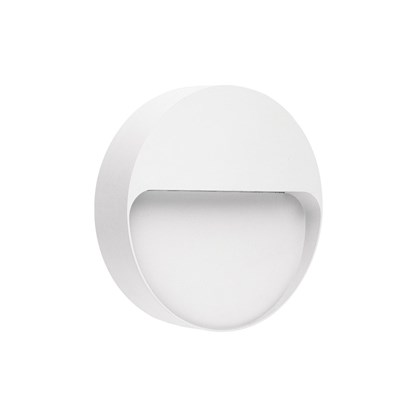 White Plastic Wall Light  IP65