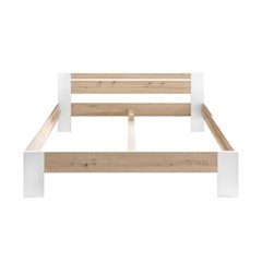 Futon Bed with Slats 160x200 - Artisan Oak & White