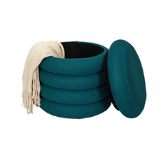 Storage Pouffe Atom – Blue