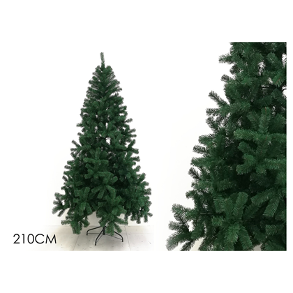 Christmas Tree 210 cm – Green/Dark Green/Natural Tones