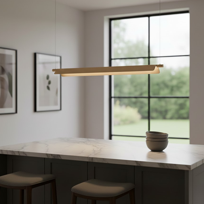 Pendant LED Light 22W – Brushed Gold