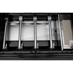 4 Burner Gas Grill BBQ - Black & Grey