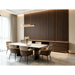 Acoustic Panel 60x280cm  – Dark Walnut