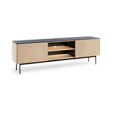 TV Unit with LED – Vicenza Oak