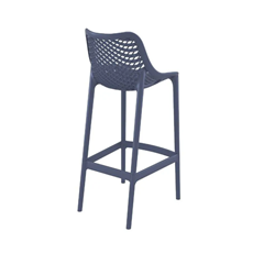 75cm Bar Stool in Dark Grey
