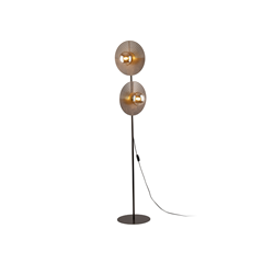 Wood Floor Lamp – Oak & White