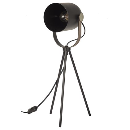Industrial Table Lamp Black Metal A1-M4
