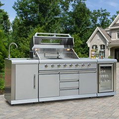 Outdoor Kitchen BBQ Stainless Steel