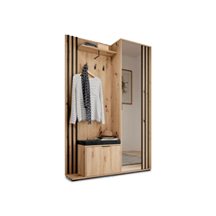 Hallway Cabinet – Cashmere & Black