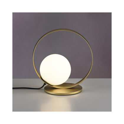 Halo Table Lamp – Gold & Opal