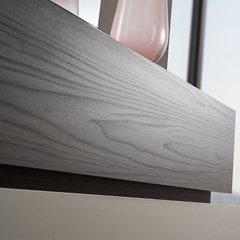 Bedroom Set - Cashmere Dark & Walnut Finish