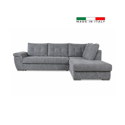 Sofa 3-Seater with Pull-Out Bed & Right Storage – Dark Grey