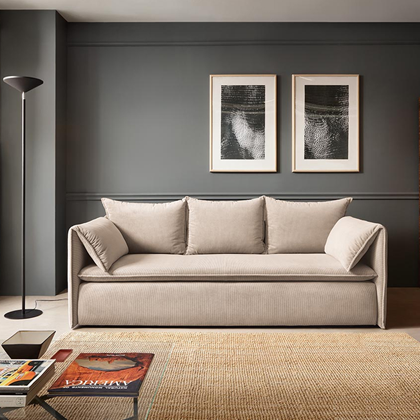 3-Seater Sofa Bed – Beige