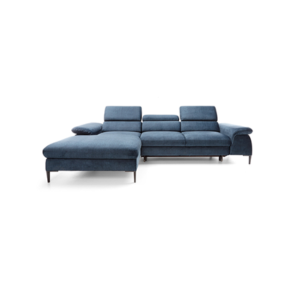 Corner Sofa Bed with Chaise Left 288M – Blue