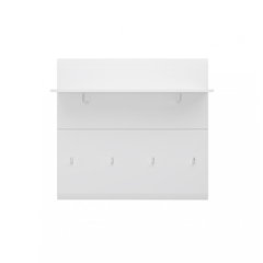 Panel Shelve High – White Alpine & PVC White