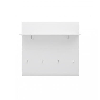 Panel Shelve High – White Alpine & PVC White