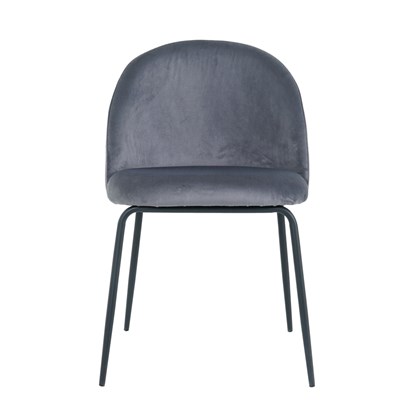 Dark Grey Cushion Dinning Chair
