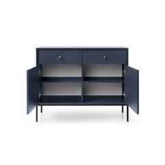 Sideboard 2 Doors 2 Drawers – Navy Blue