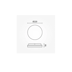 18W LED Ceiling Light – Round
