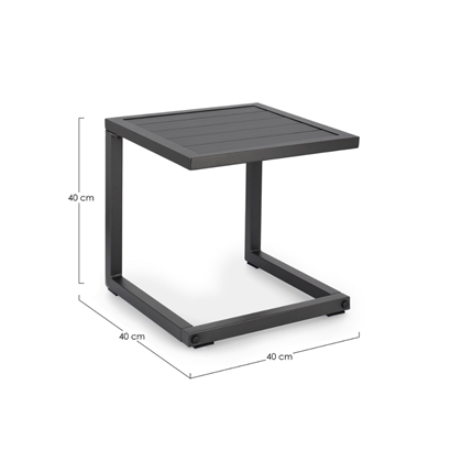 Charcoal Coffee Table 40X40