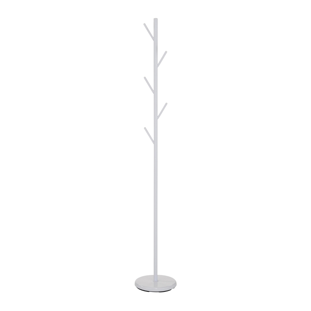 Coat Rack Kiana In Metal Tube In white
