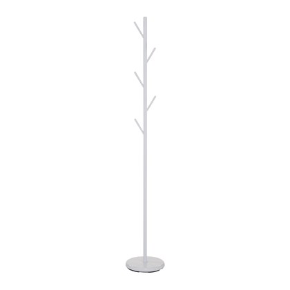 Coat Rack Kiana In Metal Tube In white