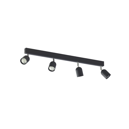 Top Black Ceiling Lamp – 4 Flat